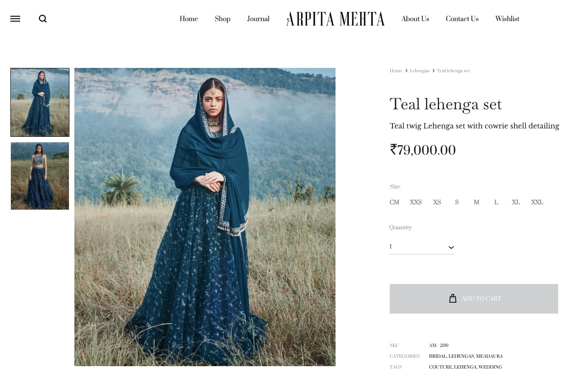 Disha Patani's lehenga is worth ₹79,000 (arpitamehtaofficial.com) Disha Patani's lehenga is worth ₹79,000 (arpitamehtaofficial.com)
