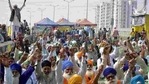 The protests against the three laws have been going on for almost three months at Delhi’s borders. (Sakib Ali/HT Photo ) The protests against the three laws have been going on for almost three months at Delhi’s borders. (Sakib Ali/HT Photo )