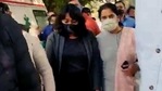 Activist Disha Ravi was sent to five-day Delhi Police special cell custody, in New Delhi on Sunday. (ANI Photo ) Activist Disha Ravi was sent to five-day Delhi Police special cell custody, in New Delhi on Sunday. (ANI Photo )