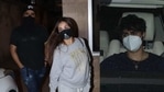 Arjun Kapoor, Malaika Arora and Arhaan Khan at her parents' residence. (Varinder Chawla) Arjun Kapoor, Malaika Arora and Arhaan Khan at her parents' residence. (Varinder Chawla)