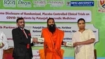 Ramdev's Patanjali had last year brought out its medicine against Covid-19.(PTI file photo) Ramdev's Patanjali had last year brought out its medicine against Covid-19.(PTI file photo)