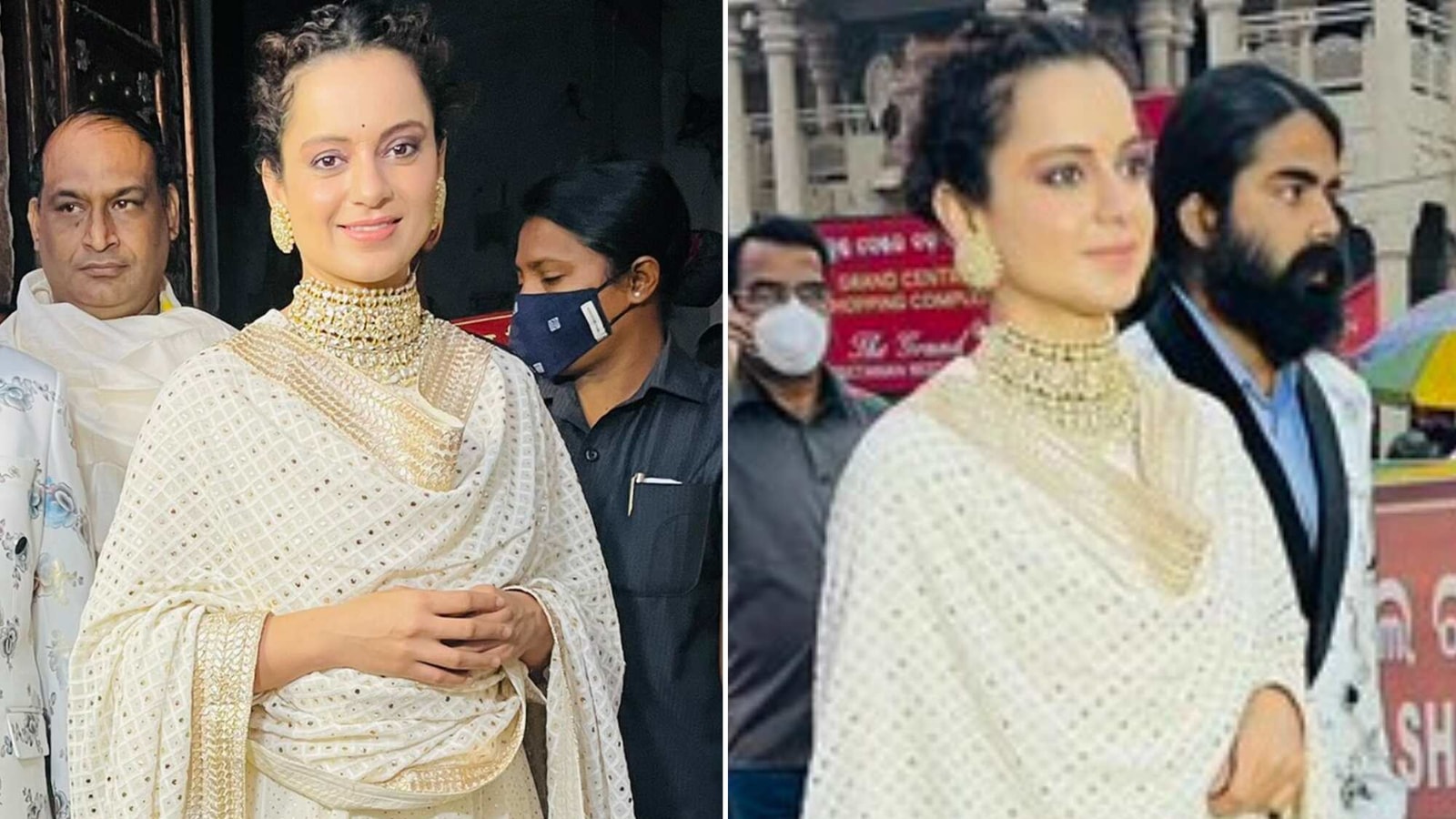 Kangana Ranaut dazzles in white, prays at Puri Jagannath temple amid Dhaakad