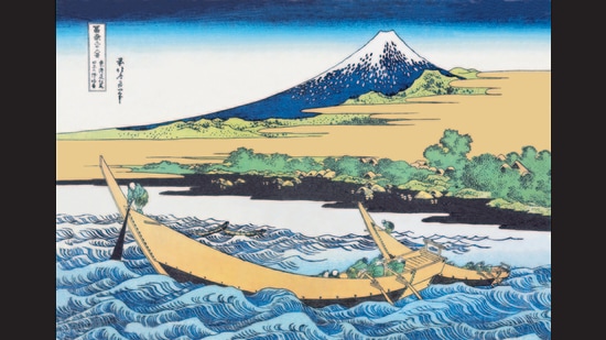 From Thirty-six Views of Mount Fuji (c. 1831)by Katsushika Hokusai (1760-1849). (Getty Images) From Thirty-six Views of Mount Fuji (c. 1831)by Katsushika Hokusai (1760-1849). (Getty Images)