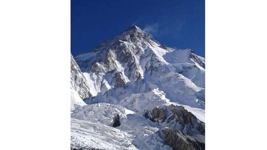 At 8,611 metres, K2 is the second-highest mountain in the world. It is notoriously difficult to scale, and was the last of the world’s 8,000-metre-plus mountains left un-summited in winter, even though the first winter attempt on it was made in 1987.(Seven Summit Treks / AFP)