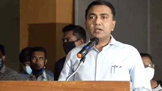 Goa Chief Minister Pramod Sawant said the Goa government is going out of its way to compensate the farmers whose lands are being acquired and that they should cooperate. (Twitter/@DrPramodPSawant).(Twitter: @DrPramodPSawant)
