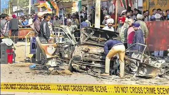 Seven people were killed and 13 injured in the blast at Maur Mandi in Bathinda district on January 31, 2017. (HT file photo) Seven people were killed and 13 injured in the blast at Maur Mandi in Bathinda district on January 31, 2017. (HT file photo)