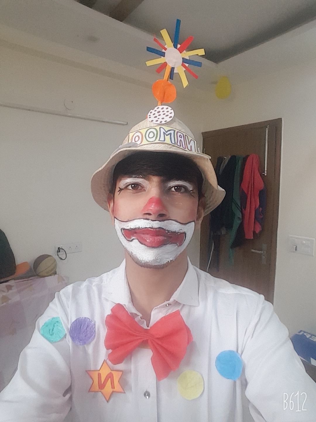 Naman Kapoor, a student of Economics (Hons), dressed up as a joker for this freshers’ party. Naman Kapoor, a student of Economics (Hons), dressed up as a joker for this freshers’ party.