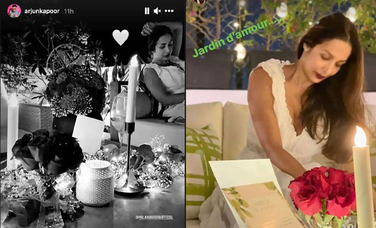 Arjun Kapoor and Malaika Arora celebrated Valentines Day together. Arjun Kapoor and Malaika Arora celebrated Valentines Day together.