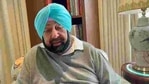 Punjab chief minister Amarinder Singh is unwell and state finance minister Manpreet Singh Badal will attend the meeting in his place. (ANI Photo) Punjab chief minister Amarinder Singh is unwell and state finance minister Manpreet Singh Badal will attend the meeting in his place. (ANI Photo)