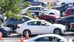 The traffic-blocking tactic has attracted the most concern because of the obvious hazard.(AFP) The traffic-blocking tactic has attracted the most concern because of the obvious hazard.(AFP)