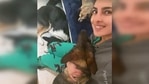 Priyanka Chopra with her pets(Instagram story/priyankachopra) Priyanka Chopra with her pets(Instagram story/priyankachopra)