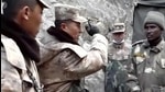 In this image taken from video footage run on February 19, 2021 by China's CCTV via AP Video, PLA regimental commander Qi Fabao (left) talks with members of the Indian military as Indian and Chinese troops face off in the Galwan Valley on the disputed border between China and India, on June 15, 2020. (AP) In this image taken from video footage run on February 19, 2021 by China's CCTV via AP Video, PLA regimental commander Qi Fabao (left) talks with members of the Indian military as Indian and Chinese troops face off in the Galwan Valley on the disputed border between China and India, on June 15, 2020. (AP)