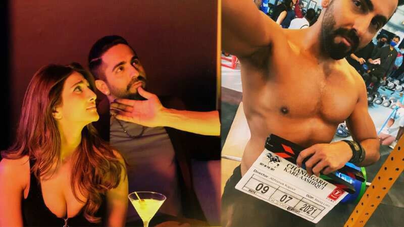 Ayushmann Khurrana shares shirtless pic to reveal Chandigarh Kare Aashiqui release date, Varun’s comment takes the cake