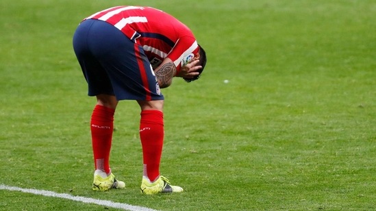 Atletico Madrid's Luis Suarez reacts after Levante's second goal REUTERS/Susana Vera (REUTERS)