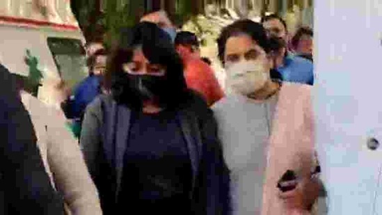 Ravi was sent to a three-day judicial custody on Friday after her five-day police custody had expired. (ANI Photo) Ravi was sent to a three-day judicial custody on Friday after her five-day police custody had expired. (ANI Photo)