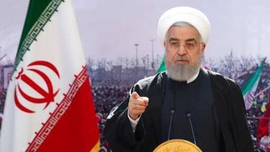 In this photo released by the official website of the office of the Iranian Presidency, President Hassan Rouhani addresses the nation in a televised speech in Tehran, Iran, Wednesday, Feb. 10, 2021. Rouhani said the West has no way except reaching an agreement with Tehran for restoring 2015 nuclear deal as the nation marked the anniversary of the country's 1979 Islamic Revolution on Wednesday on wheels - cars, motorcycles, bicycles - instead of traditional rallies and marches because of the region's worst outbreak of the coronavirus. (Iranian Presidency Office via AP) (AP) In this photo released by the official website of the office of the Iranian Presidency, President Hassan Rouhani addresses the nation in a televised speech in Tehran, Iran, Wednesday, Feb. 10, 2021. Rouhani said the West has no way except reaching an agreement with Tehran for restoring 2015 nuclear deal as the nation marked the anniversary of the country's 1979 Islamic Revolution on Wednesday on wheels - cars, motorcycles, bicycles - instead of traditional rallies and marches because of the region's worst outbreak of the coronavirus. (Iranian Presidency Office via AP) (AP)