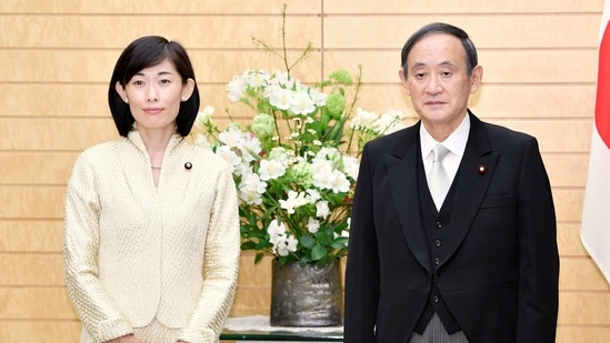 On the coronavirus pandemic, Suga said he has had an unwavering resolve to protect the lives and livelihoods of the people since assuming his post in September.(AP) On the coronavirus pandemic, Suga said he has had an unwavering resolve to protect the lives and livelihoods of the people since assuming his post in September.(AP)