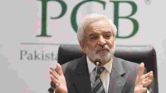 File photo of PCB chief Ehsan Mani (HT Archives) File photo of PCB chief Ehsan Mani (HT Archives)