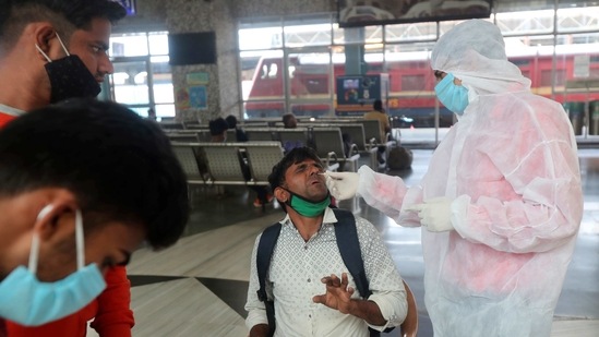 Over 6 lakh people inoculated against Covid-19 in Karnataka, state health minister said. (AP)