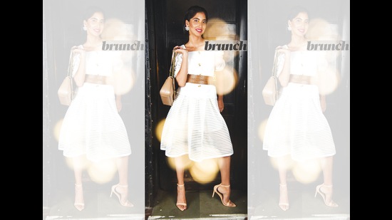 Break the monotony of your monotone look by pairing a piece in either a different fabric or set, and throwing in a matching bag and belt; Top and dress (worn as a skirt), Faballey; bag, Gucci; earrings and belt, Shein; heels, Koovs (Hari Nair) Break the monotony of your monotone look by pairing a piece in either a different fabric or set, and throwing in a matching bag and belt; Top and dress (worn as a skirt), Faballey; bag, Gucci; earrings and belt, Shein; heels, Koovs (Hari Nair)