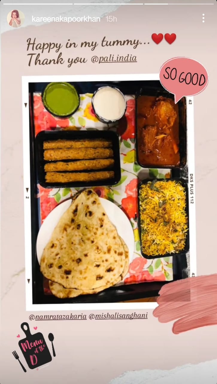 Kareena Kapoor delicious meal. Kareena Kapoor delicious meal.