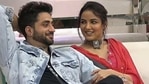 Jasmin Bhasin and Aly Goni in Bigg Boss 14. Jasmin Bhasin and Aly Goni in Bigg Boss 14.