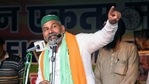 Bharatiya Kisan Union leader Rakesh Tikait . Bharatiya Kisan Union leader Rakesh Tikait .
