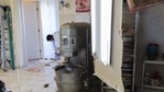 Water damage from burst pipes at a local bakery in Baytown, Texas, U.S., on Saturday, Feb. 20, 2021. Restaurants in Texas are throwing out expired food, grocery stores are closing early.(Bloomberg) Water damage from burst pipes at a local bakery in Baytown, Texas, U.S., on Saturday, Feb. 20, 2021. Restaurants in Texas are throwing out expired food, grocery stores are closing early.(Bloomberg)