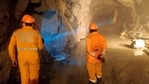 NDRF personnel during their ongoing rescue operations at Tapovan Tunnel in flash flood-hit Chamoli district. (PTI Photo) NDRF personnel during their ongoing rescue operations at Tapovan Tunnel in flash flood-hit Chamoli district. (PTI Photo)