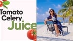 This Sunday give health a chance with Shilpa Shetty’s Tomato Celery Juice recipe(Instagram/theshilpashetty)