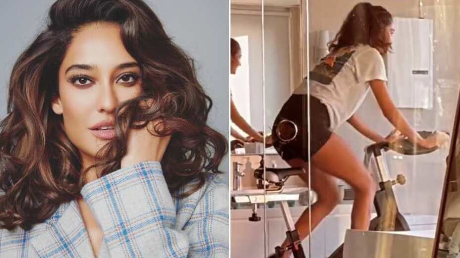 Pregnant Lisa Haydon works out on new cardio machine: Thanks hubby for best gift