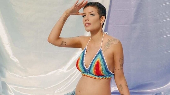 According to the People magazine, the 'Graveyard' singer, who is expecting her first child with boyfriend Alev Aydin, took to her Instagram handle and posted several snapshots which included a sunny bikini baby bump picture.(Instagram ) According to the People magazine, the 'Graveyard' singer, who is expecting her first child with boyfriend Alev Aydin, took to her Instagram handle and posted several snapshots which included a sunny bikini baby bump picture.(Instagram )