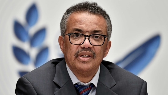 WHO Director-General Tedros Adhanom Ghebreyesus attends a news conference amid the COVID-19 outbreak.(REUTERS/ File Photo)