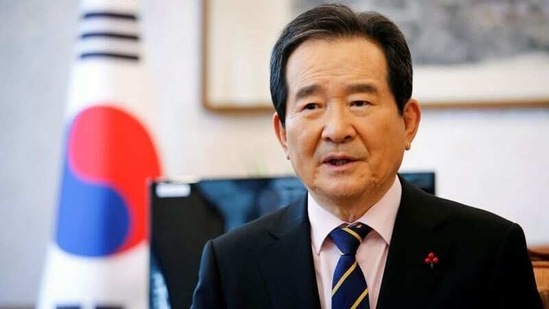 South Korea's Prime Minister Chung Sye-kyun speaks during an interview with Reuters in&nbsp;Seoul, South Korea. (REUTERS)