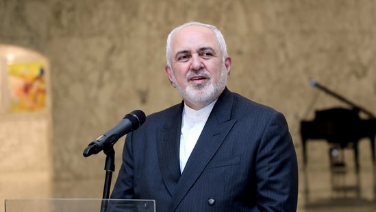 Iran's Foreign Minister Mohammad Javad Zarif speaks at the presidential palace in Baabda, Lebanon in this file picture. (REUTERS)