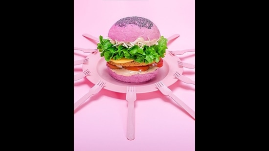 Colourful burgers from UK from with completely natural and vegan ingredients. (Photo: Instagram/Time Out London) Colourful burgers from UK from with completely natural and vegan ingredients. (Photo: Instagram/Time Out London)