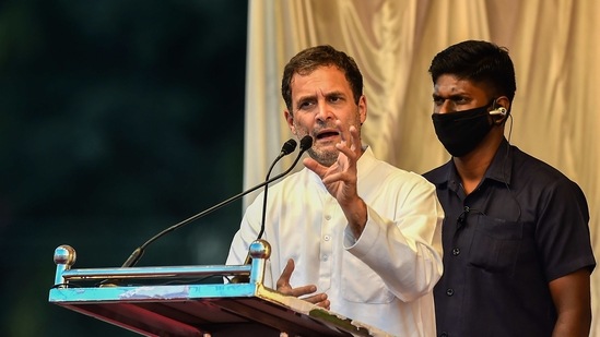 Congress leader Rahul Gandhi.(PTI) Congress leader Rahul Gandhi.(PTI)