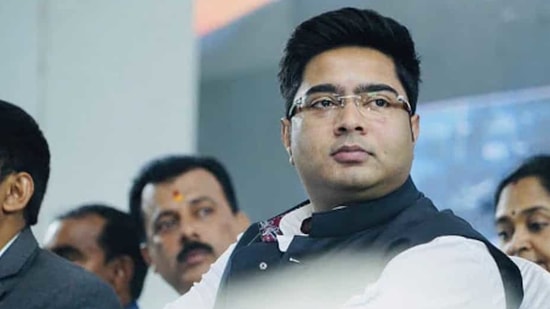 TMC MP Abhishek Banerjee, nephew of West Bengal Chief minister Mamata Banerjee questioned PM Modi and BJP in his first public meeting in 8 months.(PTI) TMC MP Abhishek Banerjee, nephew of West Bengal Chief minister Mamata Banerjee questioned PM Modi and BJP in his first public meeting in 8 months.(PTI)