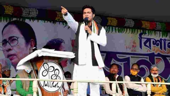 Trinamool Congress (TMC) leader and West Bengal chief minister Mamata Banerjee's nephew Abhishek Banerjee addresses a public rally at Gangarampur in South Dinajpur. (PTI File Photo ) Trinamool Congress (TMC) leader and West Bengal chief minister Mamata Banerjee's nephew Abhishek Banerjee addresses a public rally at Gangarampur in South Dinajpur. (PTI File Photo )