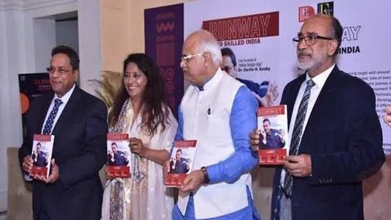 The launch of the book comes after a Webinar that featured an array of experts from skill space as well as from Textile-Apparel and other allied Industries who had explored the 'Future of Jobs & Skills'.(ANI ) The launch of the book comes after a Webinar that featured an array of experts from skill space as well as from Textile-Apparel and other allied Industries who had explored the 'Future of Jobs & Skills'.(ANI )