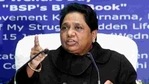 Mayawati alleged that the Adityanath government's record on fulfilling its promises to the 23 crore people of Uttar Pradesh has not been "satisfactory."(ANI) Mayawati alleged that the Adityanath government's record on fulfilling its promises to the 23 crore people of Uttar Pradesh has not been "satisfactory."(ANI)