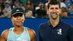 File photo of Naomi Osaka and Novak Djokovic.(Getty Images)