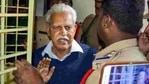 Poet-social activist Varavara Rao was shifted to the private hospital late Wednesday night.(PTI File Photo) Poet-social activist Varavara Rao was shifted to the private hospital late Wednesday night.(PTI File Photo)