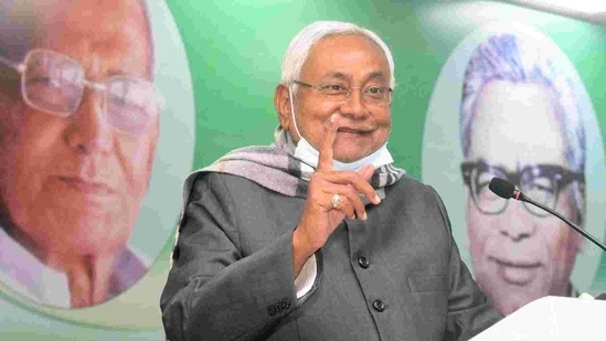 File photo: Bihar CM Nitish Kumar.(ANI file photo) File photo: Bihar CM Nitish Kumar.(ANI file photo)