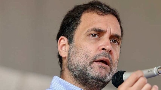 Congress leader Rahul Gandhi addresses a gathering during his visit to Kerala on Monday. (ANI Photo) Congress leader Rahul Gandhi addresses a gathering during his visit to Kerala on Monday. (ANI Photo)