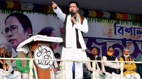 Trinamool Congress (TMC) leader Abhishek Banerjee has filed a defamation suit against Union Home Minister Amit Shah. (PTI)