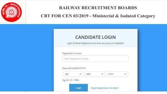 The exam for Ministerial and Isolated Categories posts were conducted from December 15 to 18, 2020 and on January 7 this year.(RRB)