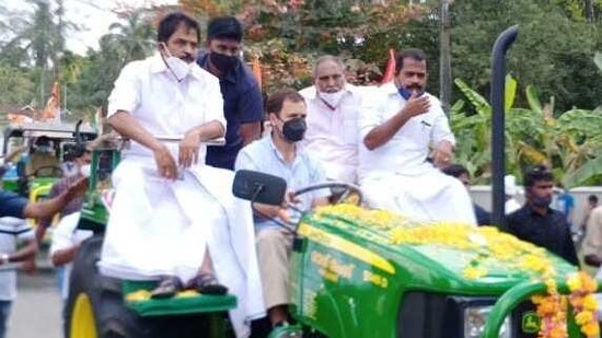 Congress leader Rahul Gandhi in Wayanad(HT Photo) Congress leader Rahul Gandhi in Wayanad(HT Photo)