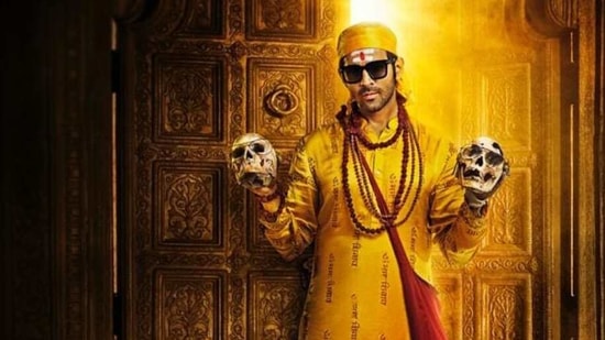 Kartik Aaryan in Bhool Bhulaiyaa 2. Kartik Aaryan in Bhool Bhulaiyaa 2.