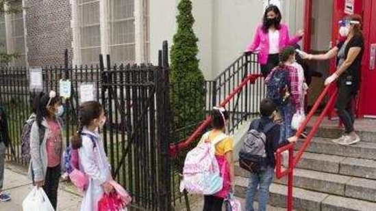 The CDC said Covid-19 vaccination of educators should be considered as an additional mitigation measure to be added when available, although not required for reopening schools.(AP file photo) The CDC said Covid-19 vaccination of educators should be considered as an additional mitigation measure to be added when available, although not required for reopening schools.(AP file photo)